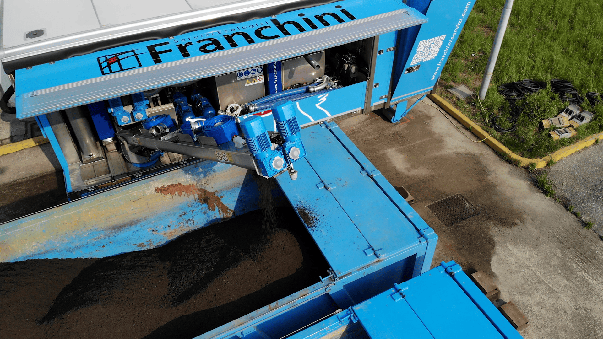 macchinario disidratazione fanghi centrifuga